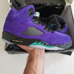 DS Jordan 5 Alternate Grape Ice Purple Grape Sz 11